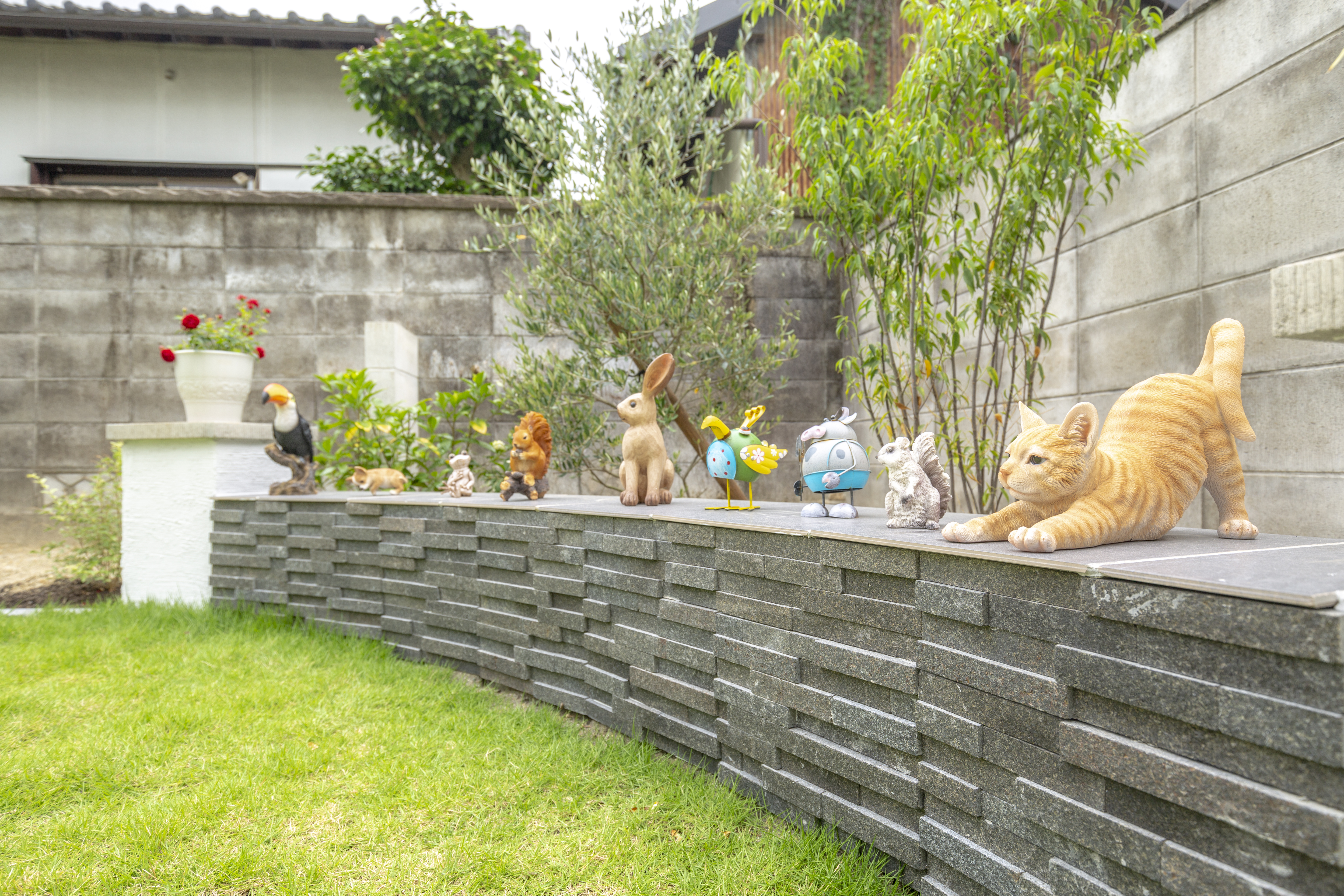 名古屋市千種区の造園 庭リフォームの施工事例 犬も遊べるお庭 豊造園